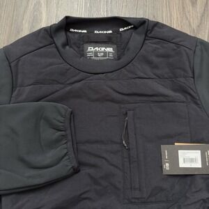 Dakine Cruiser Insulated Crew Pullover Shirt Jacket Unisex Small Black Pockets